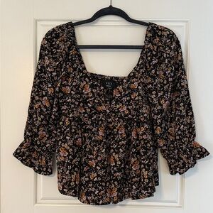 Vici Multicolor Floral Blouse